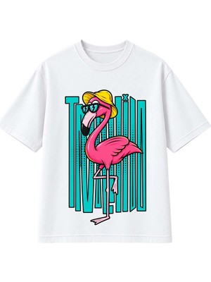 Miami Flamingo Oversize T-Shirt