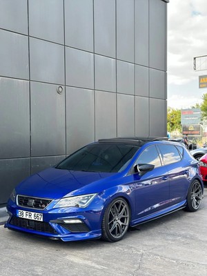 St. Morritz Seat Leon 2017 Üzeri Boyalı (LW5L)  Mavi Makyajlı Fr Ön Ek