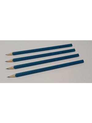 Faber-Castell Grip 2001 Kurşun Kalem B Petrol Yeşili 4 Adet