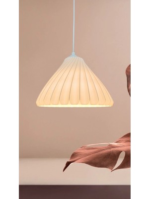 St. Morritz Seagull Beyaz Avize Yatak Odası, Oturma Odası Tekli Sarkıt Avize (Bioplastik)