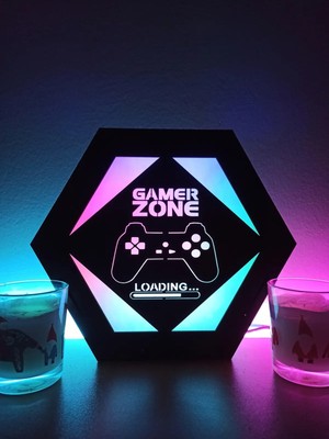 St. Morritz Gamer Zone Masaüstü Dekoratif Lamba