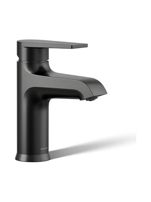Trendexa Mat Siyah, K-97060-4-BL Hint Banyo Lavabo Bataryası