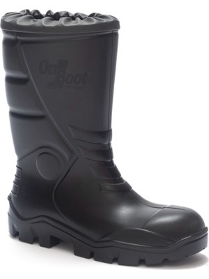 Onboot Onboot Kısa Büzgülü Soğuk, Su Geçirmez Tabanlı Iş Av ve Yağmur Çizmesi 1009
