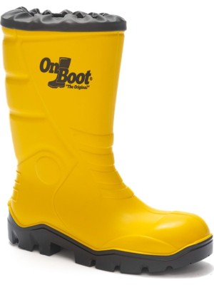 Onboot Onboot Kısa Büzgülü Soğuk, Su Geçirmez Tabanlı Iş Av ve Yağmur Çizmesi 1009