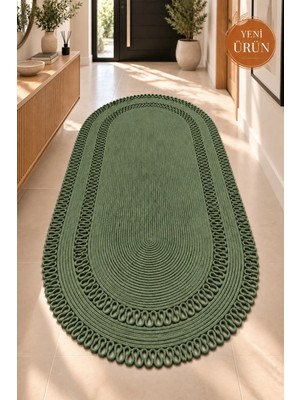 MaVaux Alessa Doğal Oval Hasır Jüt Kilim Oval Dekoratif Örgü Kilim – Modern Bohem Tasarım, Şık ve Doğal Görünüm, Salon, Mutfak ve Antre Kullanımı Desenli, Dekoratif, Kilim, Salon Çeyizlik, Hediyelik