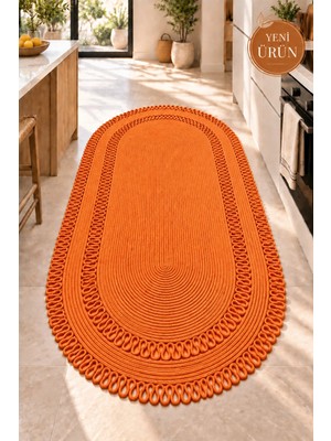 MaVaux Alessa Doğal Oval Hasır Jüt Kilim Oval Dekoratif Örgü Kilim – Modern Bohem Tasarım, Şık ve Doğal Görünüm, Salon, Mutfak ve Antre Kullanımı Desenli, Dekoratif, Kilim, Salon Çeyizlik, Hediyelik