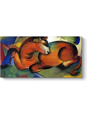 Trendexa Franz Marc, The Red Bull Tablosu 80 x 40