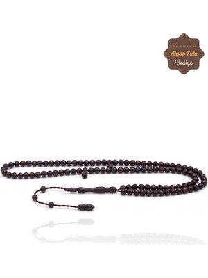 Midyat Nurtaş Gümüş Koyu Kahve Renkli 6 mm 99'luk Kuka Namaz Tesbihi 201025871