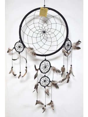 St. Morritz Rüya Kapanı, 27 Cm, Siyah, Düş Kapanı, Dream Catcher