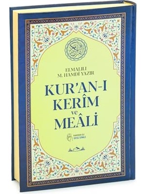Trendexa Kur'an-I Kerim Türkçe Mealli Orta Boy Lacivert, Qr Kodlu, Sesli Dinleme