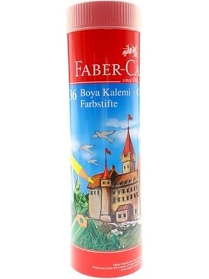 Trendexa Faber Castell Kuru Boya Kalemi, Metal Tüpte, 36 Renk