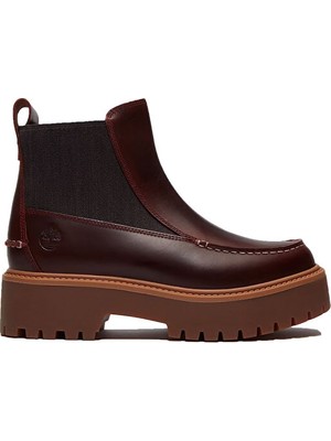 Timberland Stone Street Mıd Chelsea Boot Kadın Günlük Bot TB0A5TGPEIW1 Kahverengi
