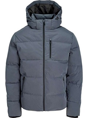 Jack & Jones Jack Jones Jjebecks Puffer Sn Erkek Günlük Mont 12298858-TURBULENCE Turuncu