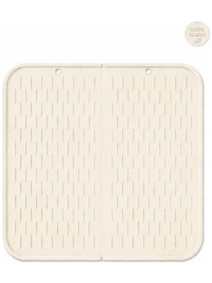 Trendexa Ekru %100 Silikon Bulaşık Kurutma Matı, Pvc ve Plastik Içermez