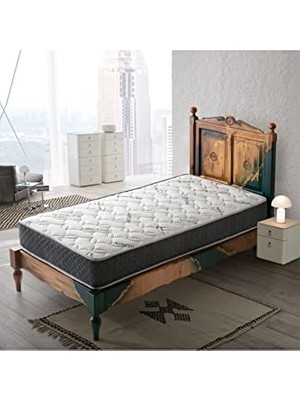 Trendexa 120X180 Tek Kişilik Bamboo Ortopedik Yaylı Yatak, Shadow Ultra