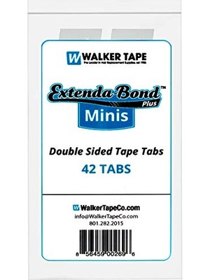 Trendexa Extenda Bond Plus Mini's Protez Saç Bandı, Delikli, 3/4'' x 1 1/2'' (2 cm x 1.25 Cm)