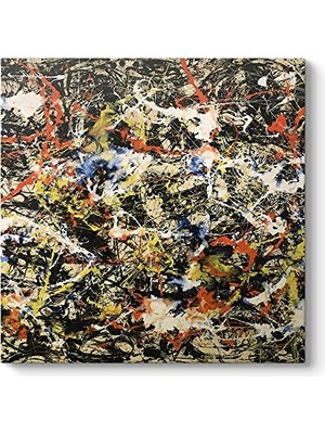 Trendexa Jackson Pollock Yakınsama Kanvas Tablo, 40 x 40