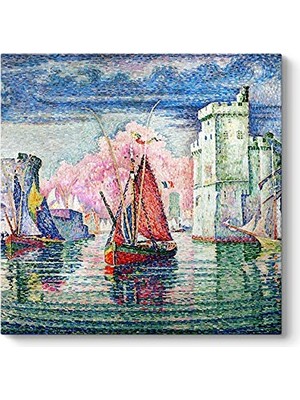 Trendexa Paul Signac La Rochelle Limanına Giriş Tablosu 100 x 100