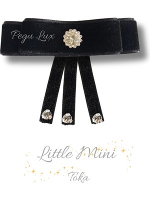 Pegu Little Mini Lux Kadife Pens Taşlı Toka 1 Adet ,bayram,kutlama,özel Gün 31