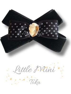 Pegu Little Mini Lux Kadife Pens Taşlı Toka 1 Adet ,bayram,kutlama,özel Gün 44