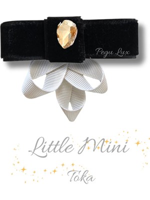 Pegu Little Mini Lux Kadife Pens Taşlı Toka 1 Adet ,bayram,kutlama,özel Gün 25