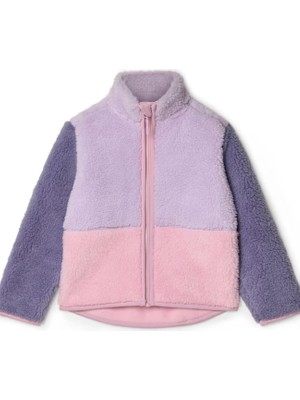 Tchibo Kız Çocuk Teddy Mont, Lila-Pembe