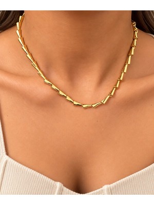 Semtim Kuyumculuk Icon Konik Gold Zincir Kolye Sertifikalı, Özel Kutulu, Hediye Paketli