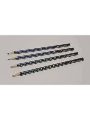 Faber-Castell Parlak Renkler Kurşun Kalem Neon Gümüş 4 Adet