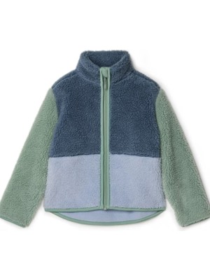 Tchibo Erkek Çocuk Teddy Mont, Mavi-Yeşil