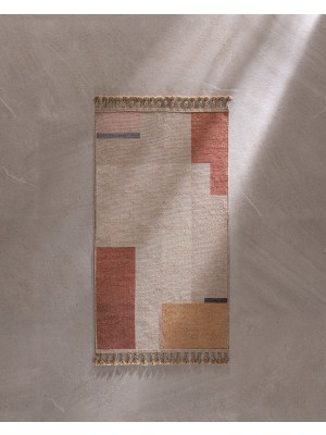 Madame Coco Mazarine Halı - Renkli - 80X150 cm