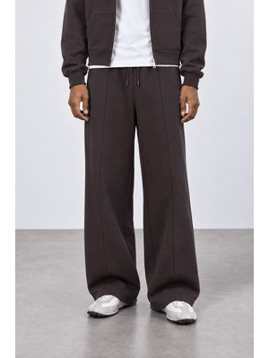 Respire Erkek Basic Panda Baggy Eşofman Altı Kahve