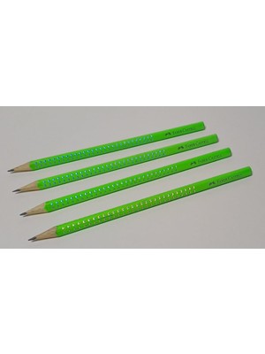 Faber-Castell Parlak Renkler Kurşun Kalem Neon Yeşil 4 Adet