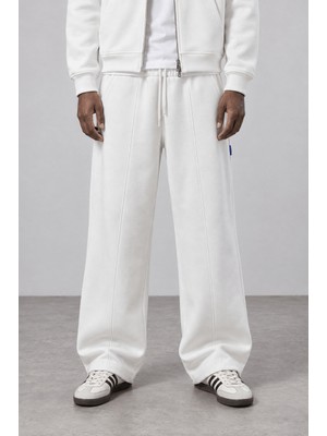 Respire Erkek Basic Panda Baggy Eşofman Altı Ekru