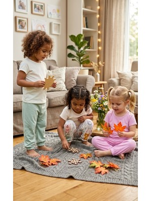 CemBebe Bebek ve Çocuklar Için Üçlü Pijama Alt Setleri Rahat Kesim Yumuşak Kumaş Tek Altlar