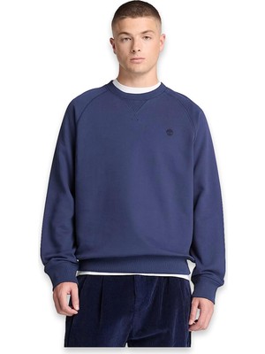 Timberland TBC0YHBA Exeter River Lb Crew Sweat Mavi Erkek Sweatshirt