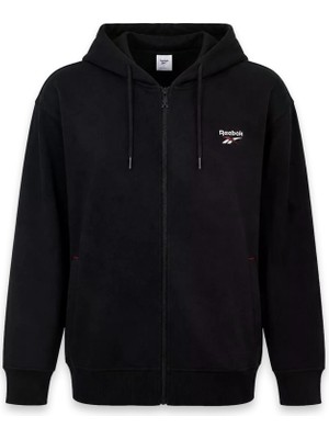 Reebok 102697399 6W Id Rlx Clss Sl Fullzip Sweat Siyah Erkek Sweatshirt