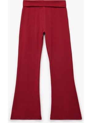 Koton Pamuklu Ispanyol Paça Slim Fit Basic Pantolon