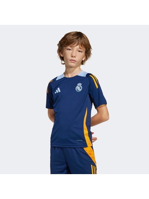 adidas Real Madrid 24-25 Tiro Çocuk Lacivert Futbol Üstü.-