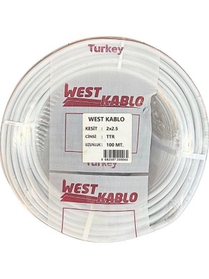 Sungur's Store 2x2,5 mm Ttr Elektrik Kablosu 100 Metre