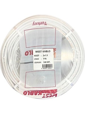 Sungur's Store 2x1,5 mm Ttr Elektrik Kablosu 100 Metre