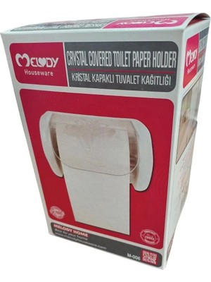 Sungur's Store Kristal Kapaklı Wc Kağıtlığı