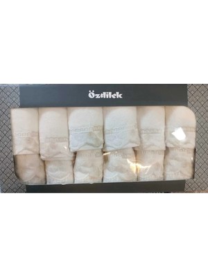 Özdilek Beyza Krem 12 Li Kutulu Set
