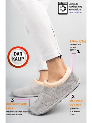 Nmoda Unisex Panduf Kadın Panduf Erkek Panduf Ev Içi Ayakkabısı Yumuşak Taban