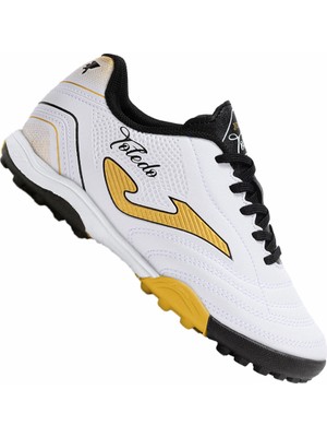 Joma Toledi Jr 2502 Beyaz Çocuk/genç Halı Saha Ayakkabısı - TOJW2502TF