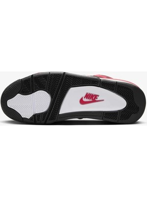 Nike Air Flight '89 Low Black Red Leather Basketball Shoes Hakiki Deri Basketbol Ayakkabısı Siyah Kırmızı