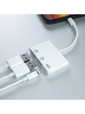 Ally 3in1 Iphone/ipad Lightning To USB Kamera OKUYUCU-(5775)