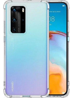 Huawei P40 Anti-Drop Darbe Emici Silikon KILIF-(5775)