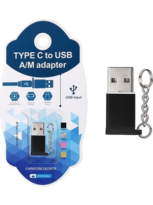 Ally USB 3.0 Erkek To USB 3.1 Type-C Dişi Dönüştürücü Başlık ADAPTÖR-(5775) Siyah