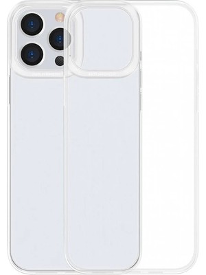 Baseus Simple Case iPhone 13 Pro Ince Silikon Şeffaf KILIF-(5775) Şeffaf 2