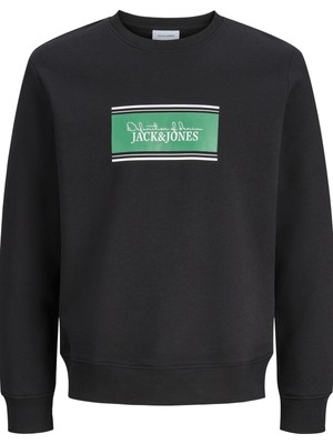 Jack & Jones Jjbuster Erkek Bisiklet Yaka Sweatshirt Günlük Rahat